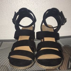 Sandaled heels